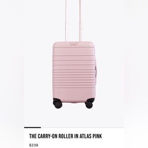 Beis Luggage Carryon in Atlas Pink